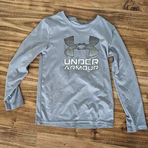 Boys Long-Sleeve Under Armour Moisture Wicking Tee Shirt - Size 6